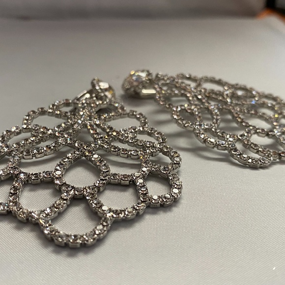 Kenneth Lane Rhinestone Chandelier Earrings - Picture 4 of 7